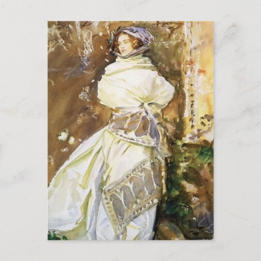 Carte Postale John Singer Sargent : Le châle cashmere (Devant)