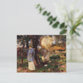 Carte Postale John Singer Sargent - Les Sketchers (Debout devant)