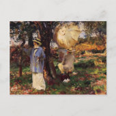 Carte Postale John Singer Sargent - Les Sketchers (Devant)
