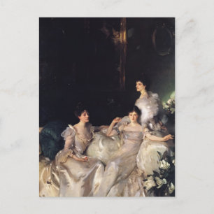 Carte Postale John Singer Sargent - Les soeurs Wyndham