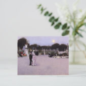 Carte Postale John Singer Sargent-Luxembourg Gardens à Twilight (Debout devant)