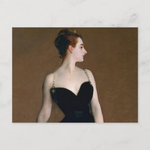Carte Postale John Singer Sargent Madame X Classic Portrait