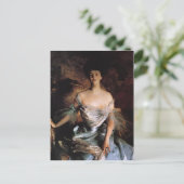 Carte Postale John Singer Sargent- Mme Joseph E. Widener (Debout devant)