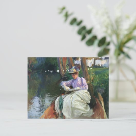 Carte Postale John Singer Sargent- Par la rivière (Debout devant)