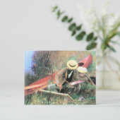 Carte Postale John Singer Sargent - Paul Helleu se tient avec se (Debout devant)