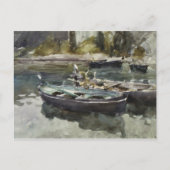 Carte Postale John Singer Sargent - Petits bateaux (Devant)