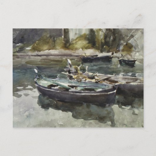 Carte Postale John Singer Sargent - Petits bateaux (Devant)