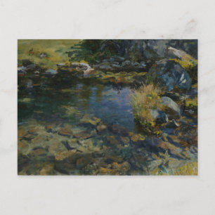 Carte Postale John Singer Sargent - Piscine alpine