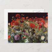 Carte Postale John Singer Sargent- Poppies (Devant / Derrière)