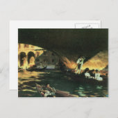 Carte Postale John Singer Sargent - Rialto (Devant / Derrière)