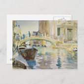 Carte Postale John Singer Sargent - Venice (Devant / Derrière)