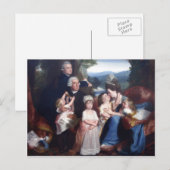 Carte Postale John Singleton Copley - Portrait de Familie Copley (Devant / Derrière)