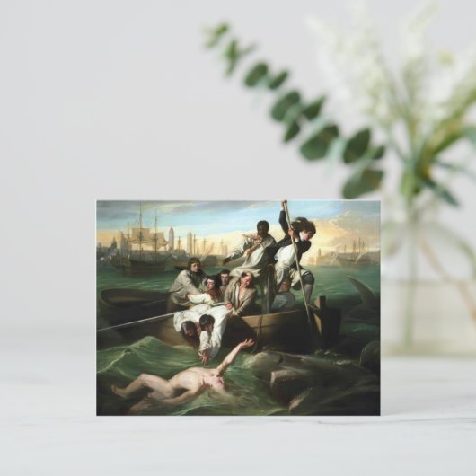 Carte Postale John Singleton Copley- Watson et le requin (Debout devant)