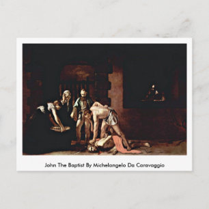 Carte Postale John The Baptist Par Michelangelo Da Caravaggio