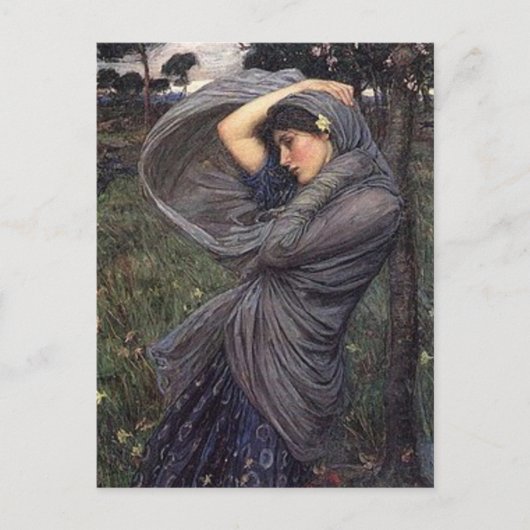 CARTE POSTALE JOHN WATERHOUSE ART BOREAS JOTTY LADCARD POSTCARD (Devant)