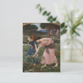 Carte Postale John Waterhouse - Rassemblez Ye Rosebuds En Mai (Debout devant)