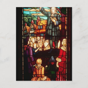 Carte Postale John Wesley Prêcher les évangiles en Angleterre