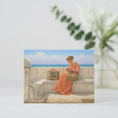 Carte Postale John William Godward Chansons et art ornithologiqu (Debout devant)