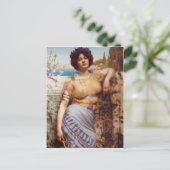 Carte Postale John William Godward - fille dansante ionienne (Debout devant)