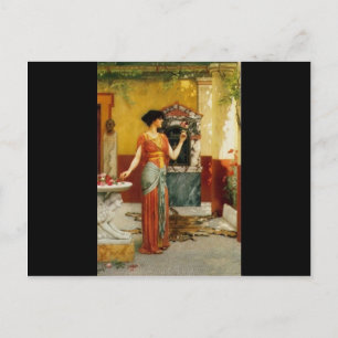 Carte Postale John William Godward - Le Bouquet