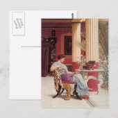 Carte Postale John William Godward - Le joaillier (Devant / Derrière)