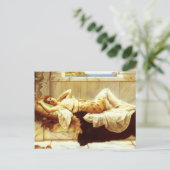 Carte Postale John William Godward- Liegende (Debout devant)