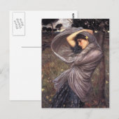 Carte Postale John William Waterhouse - Boreas (Devant / Derrière)