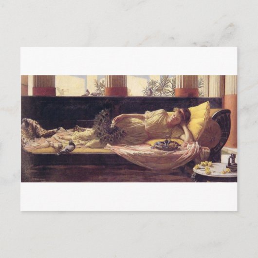 Carte Postale John William Waterhouse - Dolce far Niente (Devant)