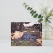 Carte Postale John William Waterhouse-Écoutez mes douces pipings (Debout devant)