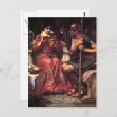 Carte Postale John William Waterhouse - Jason et Medea (Devant / Derrière)