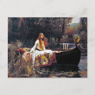 Carte Postale John William Waterhouse La Dame De Shalott
