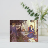 Carte Postale John William Waterhouse - L'annonce (Debout devant)