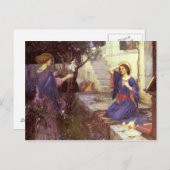 Carte Postale John William Waterhouse - L'annonce (Devant / Derrière)