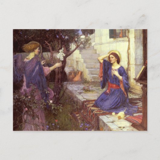Carte Postale John William Waterhouse - L'annonce (Devant)