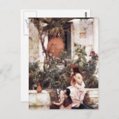 Carte Postale John William Waterhouse - Les toilettes (Devant / Derrière)