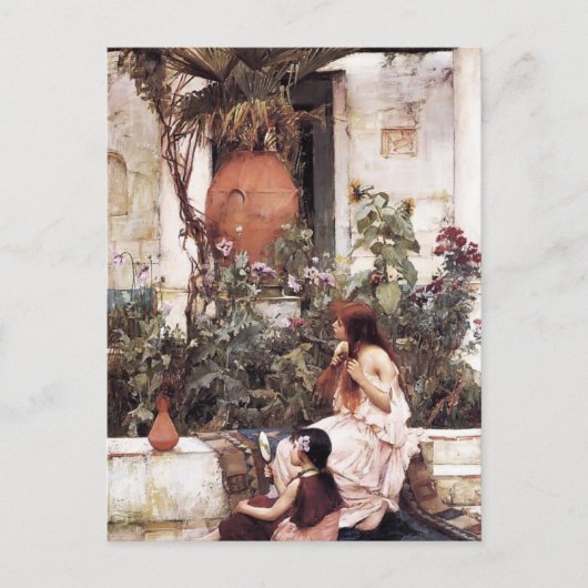 Carte Postale John William Waterhouse - Les toilettes (Devant)