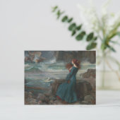 Carte Postale John William Waterhouse - Miranda - la tempête (Debout devant)