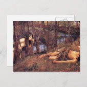 Carte Postale John William Waterhouse - The Naiad (Devant / Derrière)