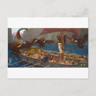 Carte Postale John William Waterhouse - Ulysse et les Sirènes