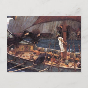 Carte Postale John William Waterhouse - Ulysses et les Sirens