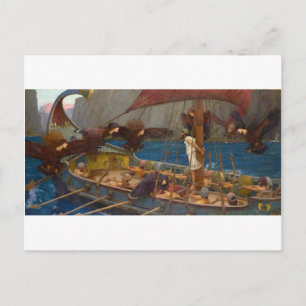 Carte Postale John William Waterhouse - Ulysses et Sirens