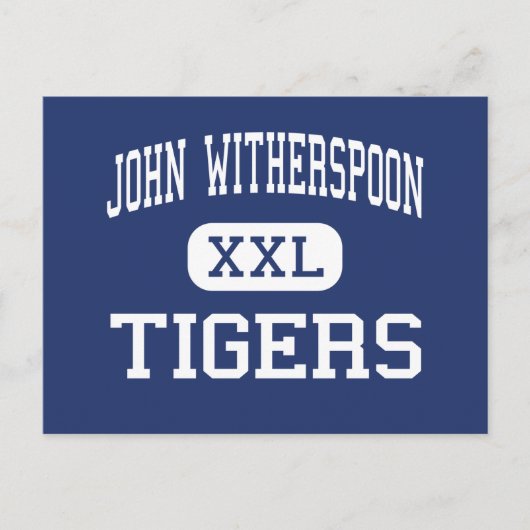 Carte Postale John Witherspoon Tigers Middle Princeton (Devant)
