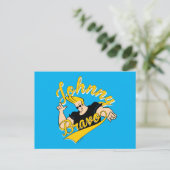 Carte Postale Johnny Bravo Graphisme sportif (Debout devant)