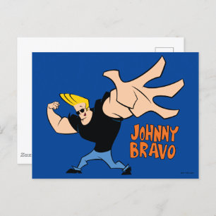 Carte Postale Johnny Bravo Pose Iconique