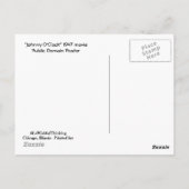 Carte Postale Johnny O'Clock — Poster Monochrome (Dos)