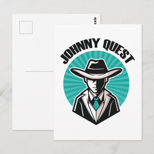 Carte Postale Johnny Quest (Devant / Derrière)