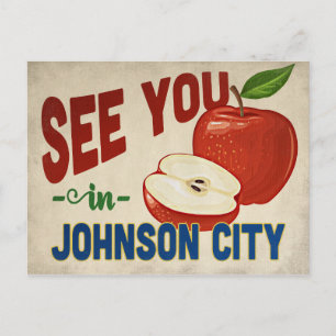 Carte Postale Johnson City Tennessee Apple - Vintage voyage