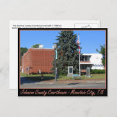 Carte Postale Johnson County Courthouse - Mountain City, TN (Devant / Derrière)