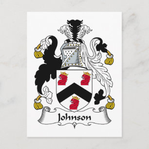 Carte Postale Johnson Family Crest