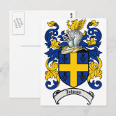 Carte Postale Johnson Family Crest - Armoiries (Devant / Derrière)